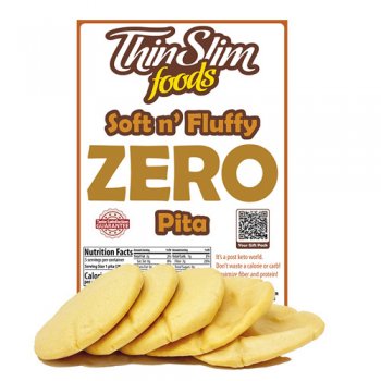 ThinSlim Foods Soft n' Fluffy ZERO Net Carb Pita