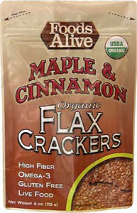 Foods Alive Organic Flax Crackers