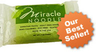 Miracle Noodles Fettucini -- low carb pasta Miracle Noodles Fettucini -- low carb pasta