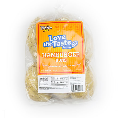 ThinSlim Foods LoveTheTaste Low Carb Hamburger Buns