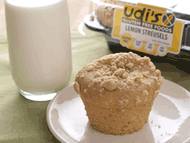 Udi's Lemon Streusal Gluten Free Muffin
