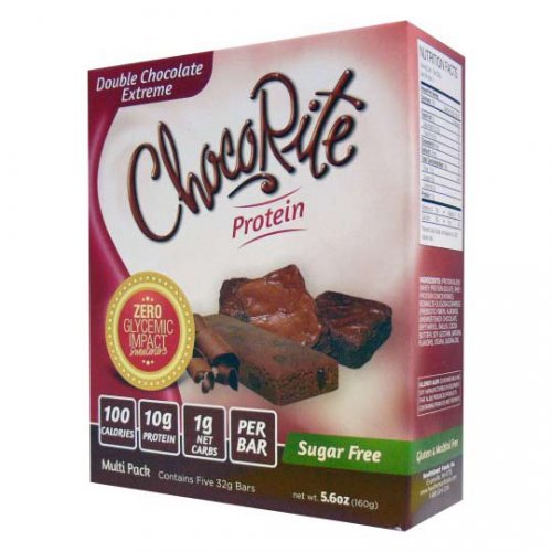 HealthSmart Foods ChocoRite Protein Bars, 5pack - Click Image to Close
