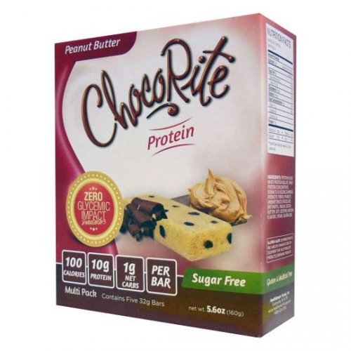 HealthSmart Foods ChocoRite Protein Bars, 5pack - Click Image to Close