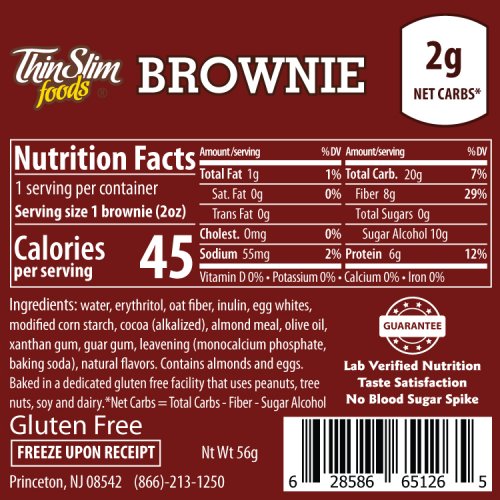ThinSlim Foods Low Carb Low Fat Brownies - Click Image to Close