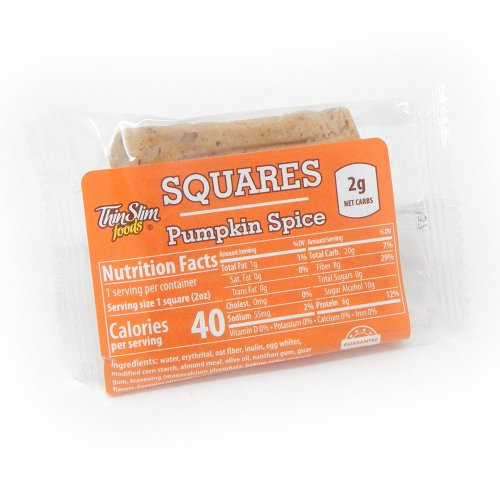 ThinSlim Foods Low Carb Low Fat Squares - Click Image to Close