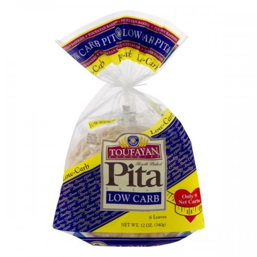 Toufayan Bakeries Low Carb Pita Bread, 6 pack - Click Image to Close