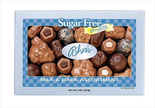 Asher's Chocolates Sugar Free Milk and Dark Assortment - Click Image to Close