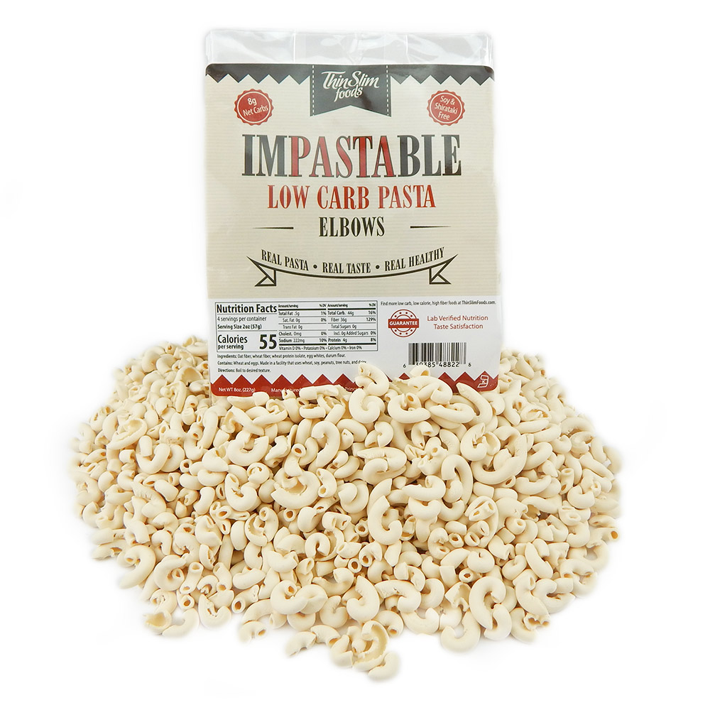 ThinSlim Foods Impastable Low Carb Pasta - Click Image to Close