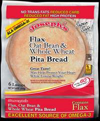 Joseph's Middle East Bakery Low Carb Pita Bread - Click Image to Close