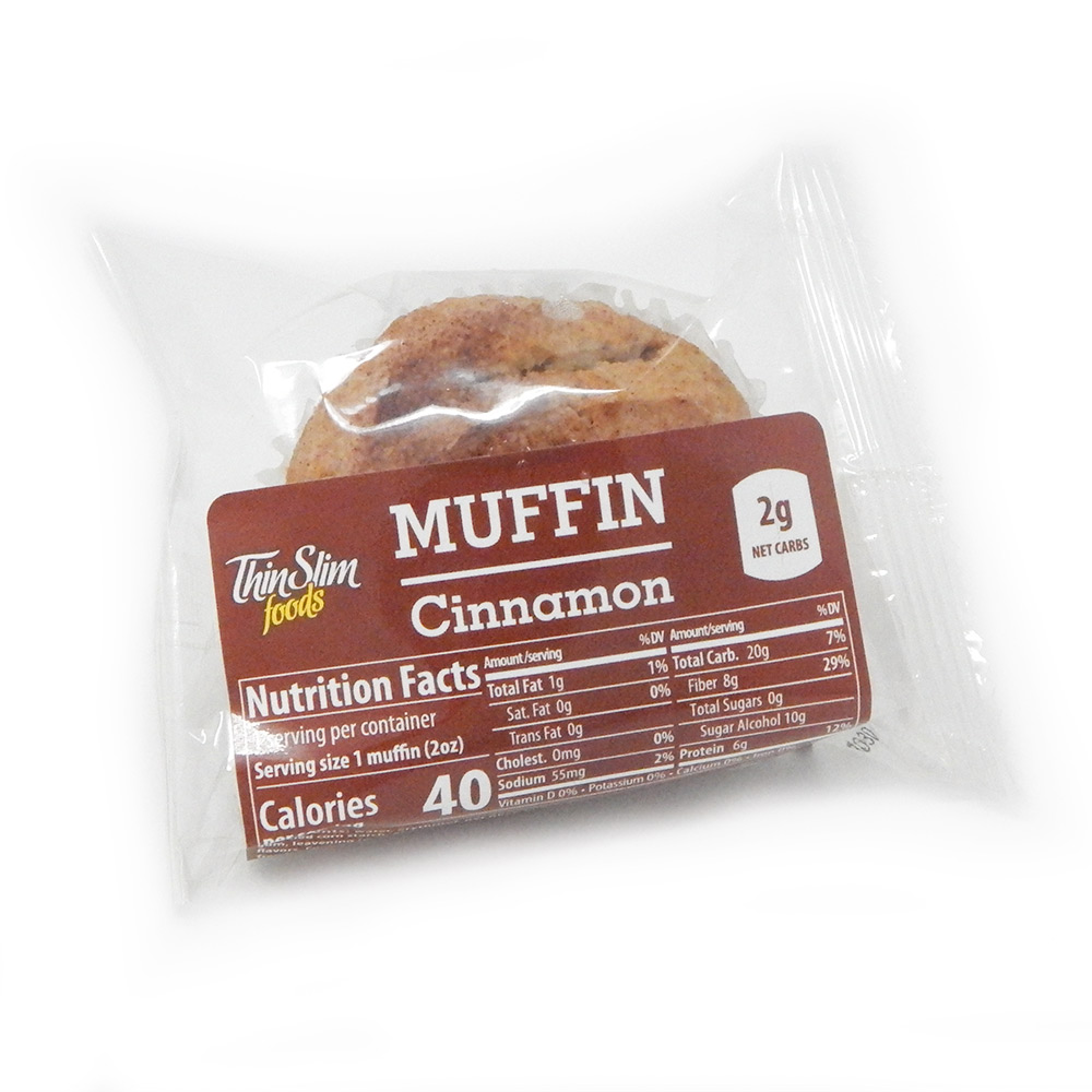 ThinSlim Foods Low Carb Low Fat Muffins - Click Image to Close