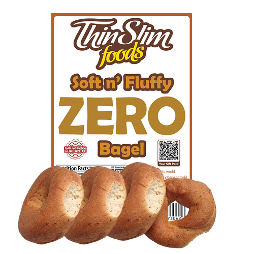 ThinSlim Foods Soft n' Fluffy ZERO Net Carb Bagels - Click Image to Close