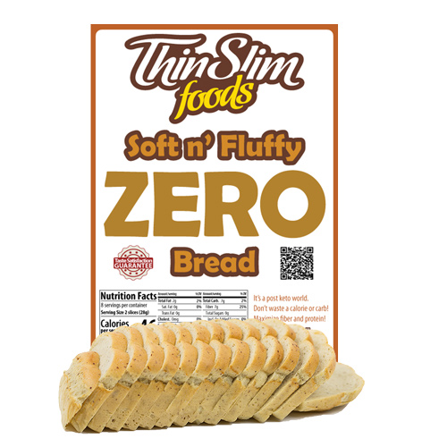 ThinSlim Foods Soft n' Fluffy ZERO Net Carb Bread - Click Image to Close