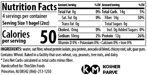 ThinSlim Foods Xtreme Bagels - Click Image to Close
