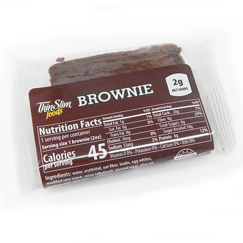 ThinSlim Foods Low Carb Low Fat Brownies - Click Image to Close